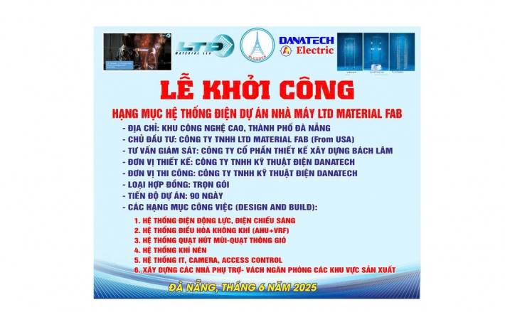 Lễ Khởi công Hệ thống Cơ Điện nhà máy LTD (năm 2025)