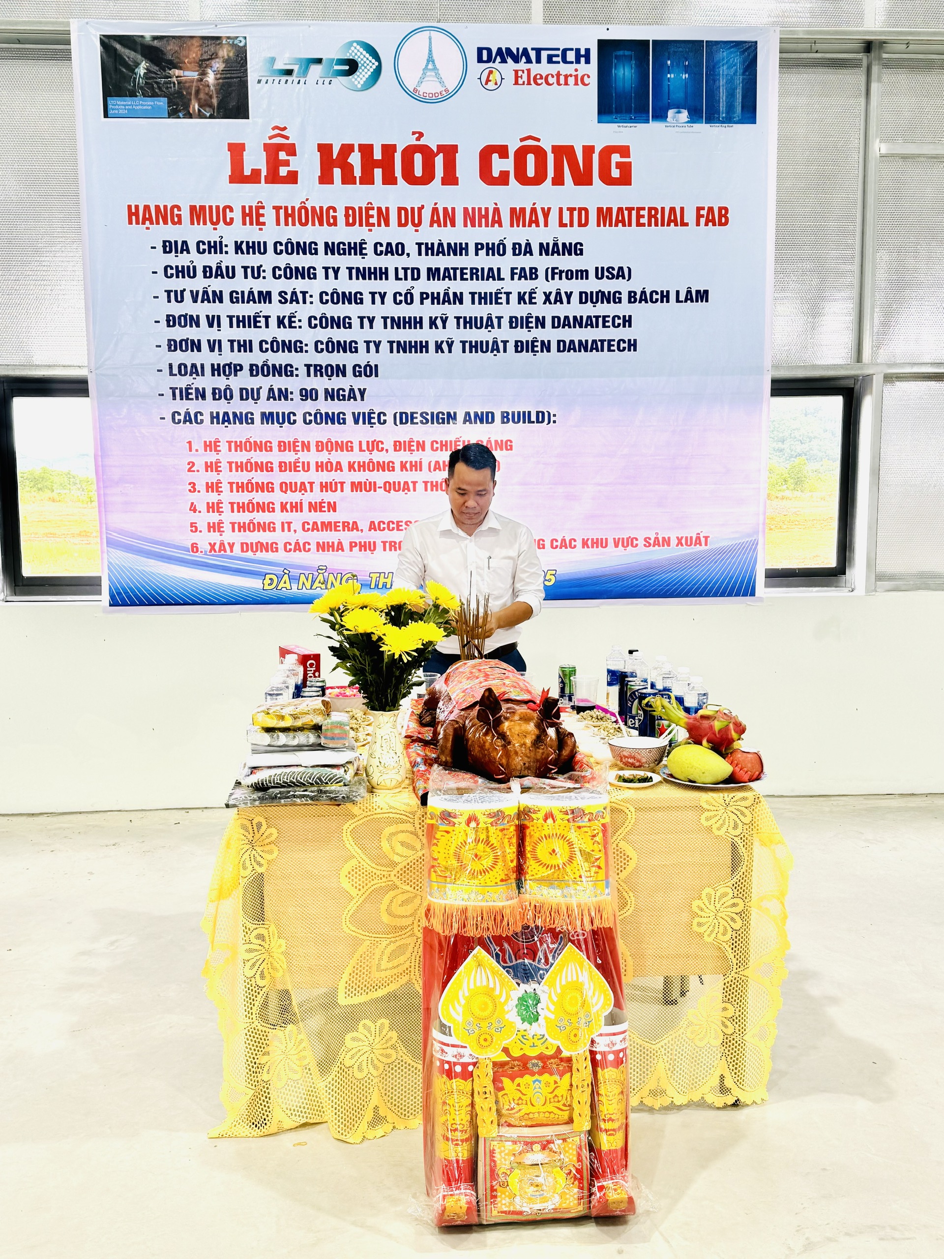 NHÀ MÁY LTD MATERIAL FAB- KHU CÔNG NGHỆ CAO,TP.ĐÀ NẴNG
